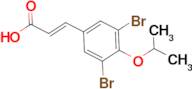 (2E)-3-(3,5-dibromo-4-isopropoxyphenyl)acrylic acid