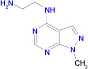 N-(1-methyl-1H-pyrazolo[3,4-d]pyrimidin-4-yl)ethane-1,2-diamine