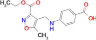 4-({[3-(ethoxycarbonyl)-5-methylisoxazol-4-yl]methyl}amino)benzoic acid