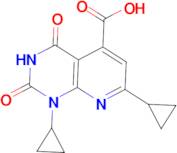1,7-dicyclopropyl-2,4-dioxo-1,2,3,4-tetrahydropyrido[2,3-d]pyrimidine-5-carboxylic acid