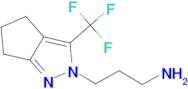 3-[3-(trifluoromethyl)-5,6-dihydrocyclopenta[c]pyrazol-2(4H)-yl]propan-1-amine