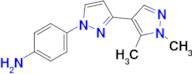 4-(1',5'-dimethyl-1H,1'H-3,4'-bipyrazol-1-yl)aniline