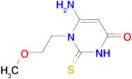6-amino-1-(2-methoxyethyl)-2-thioxo-2,3-dihydropyrimidin-4(1H)-one