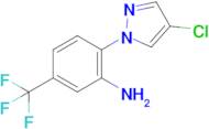 2-(4-chloro-1H-pyrazol-1-yl)-5-(trifluoromethyl)aniline