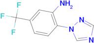 2-(1H-1,2,4-triazol-1-yl)-5-(trifluoromethyl)aniline