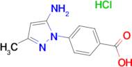 4-(5-amino-3-methyl-1H-pyrazol-1-yl)benzoic acid