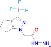 2-[3-(trifluoromethyl)-5,6-dihydrocyclopenta[c]pyrazol-1(4H)-yl]acetohydrazide