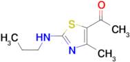 1-[4-methyl-2-(propylamino)-1,3-thiazol-5-yl]ethanone