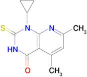 1-cyclopropyl-2-mercapto-5,7-dimethylpyrido[2,3-d]pyrimidin-4(1H)-one