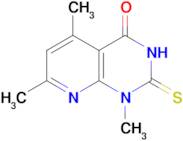 2-mercapto-1,5,7-trimethylpyrido[2,3-d]pyrimidin-4(1H)-one