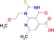 2-mercapto-1-(2-methoxyethyl)-7-methyl-4-oxo-1,4-dihydropyrido[2,3-d]pyrimidine-5-carboxylic acid