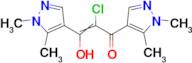 2-chloro-1,3-bis(1,5-dimethyl-1H-pyrazol-4-yl)propane-1,3-dione