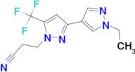 3-[1'-ethyl-5-(trifluoromethyl)-1H,1'H-3,4'-bipyrazol-1-yl]propanenitrile