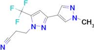 3-[1'-methyl-5-(trifluoromethyl)-1H,1'H-3,4'-bipyrazol-1-yl]propanenitrile