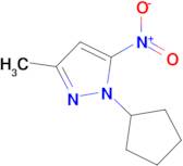 1-cyclopentyl-3-methyl-5-nitro-1H-pyrazole