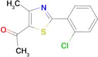 1-[2-(2-chlorophenyl)-4-methyl-1,3-thiazol-5-yl]ethanone