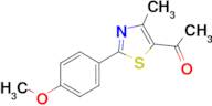 1-[2-(4-methoxyphenyl)-4-methyl-1,3-thiazol-5-yl]ethanone