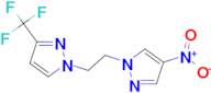 1-[2-(4-nitro-1H-pyrazol-1-yl)ethyl]-3-(trifluoromethyl)-1H-pyrazole