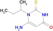6-amino-1-sec-butyl-2-thioxo-2,3-dihydropyrimidin-4(1H)-one