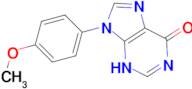 9-(4-methoxyphenyl)-1,9-dihydro-6H-purin-6-one