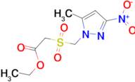 ethyl {[(5-methyl-3-nitro-1H-pyrazol-1-yl)methyl]sulfonyl}acetate