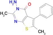 3-amino-2,6-dimethyl-5-phenylthieno[2,3-d]pyrimidin-4(3H)-one