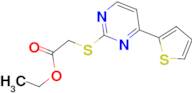 ethyl [(4-thien-2-ylpyrimidin-2-yl)thio]acetate