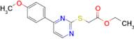 ethyl {[4-(4-methoxyphenyl)pyrimidin-2-yl]thio}acetate