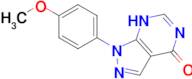 1-(4-methoxyphenyl)-1,5-dihydro-4H-pyrazolo[3,4-d]pyrimidin-4-one