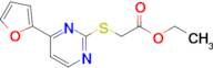 ethyl {[4-(2-furyl)pyrimidin-2-yl]thio}acetate