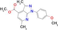 methyl 1-(4-methoxyphenyl)-3,6-dimethyl-1H-pyrazolo[3,4-b]pyridine-4-carboxylate