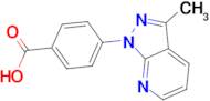 4-(3-methyl-1H-pyrazolo[3,4-b]pyridin-1-yl)benzoic acid