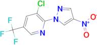 3-chloro-2-(4-nitro-1H-pyrazol-1-yl)-5-(trifluoromethyl)pyridine