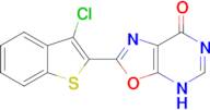 2-(3-chloro-1-benzothien-2-yl)[1,3]oxazolo[5,4-d]pyrimidin-7(6H)-one