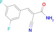 (2E)-2-cyano-3-(3,5-difluorophenyl)acrylamide