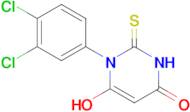 1-(3,4-dichlorophenyl)-6-hydroxy-2-thioxo-2,3-dihydropyrimidin-4(1H)-one