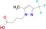 4-[5-methyl-3-(trifluoromethyl)-1H-pyrazol-1-yl]butanoic acid