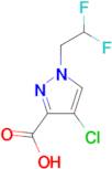 4-chloro-1-(2,2-difluoroethyl)-1H-pyrazole-3-carboxylic acid