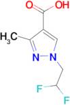 1-(2,2-difluoroethyl)-3-methyl-1H-pyrazole-4-carboxylic acid