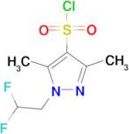 1-(2,2-difluoroethyl)-3,5-dimethyl-1H-pyrazole-4-sulfonyl chloride