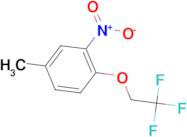 4-methyl-2-nitro-1-(2,2,2-trifluoroethoxy)benzene