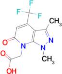 [1,3-dimethyl-6-oxo-4-(trifluoromethyl)-1,6-dihydro-7H-pyrazolo[3,4-b]pyridin-7-yl]acetic acid