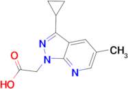 (3-cyclopropyl-5-methyl-1H-pyrazolo[3,4-b]pyridin-1-yl)acetic acid
