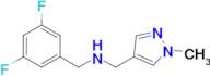 N-(3,5-difluorobenzyl)-N-[(1-methyl-1H-pyrazol-4-yl)methyl]amine