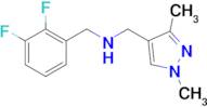 N-(2,3-difluorobenzyl)-N-[(1,3-dimethyl-1H-pyrazol-4-yl)methyl]amine