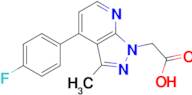 [4-(4-fluorophenyl)-3-methyl-1H-pyrazolo[3,4-b]pyridin-1-yl]acetic acid