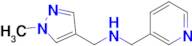 N-[(1-methyl-1H-pyrazol-4-yl)methyl]-N-(pyridin-3-ylmethyl)amine