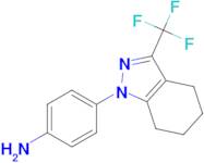 4-[3-(trifluoromethyl)-4,5,6,7-tetrahydro-1H-indazol-1-yl]aniline