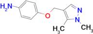 4-[(1,5-dimethyl-1H-pyrazol-4-yl)methoxy]aniline