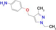 4-[(1-ethyl-3-methyl-1H-pyrazol-4-yl)methoxy]aniline